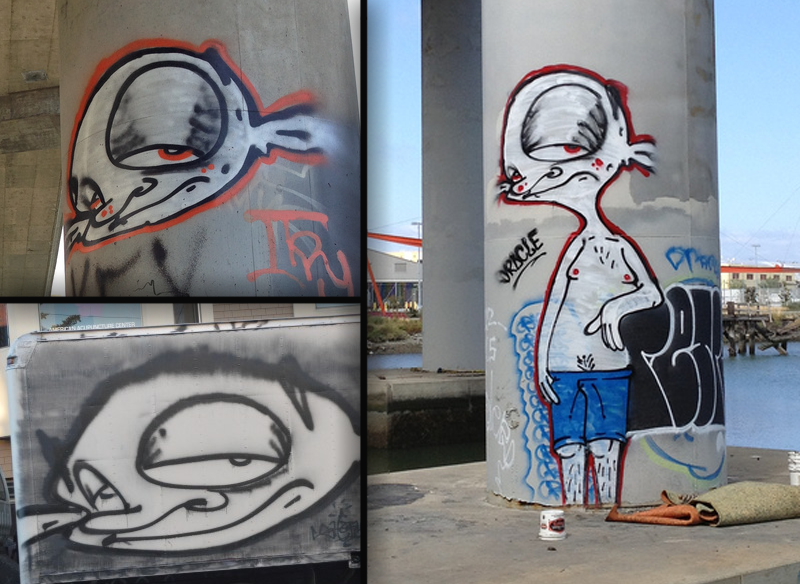 Various Oracle Graffiti Peices