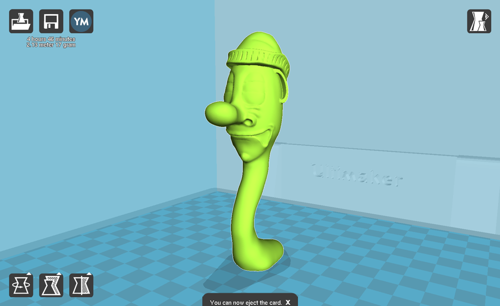 Snort in Cura, ready to print