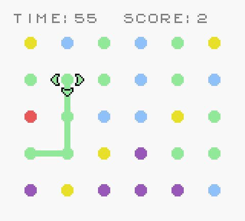Dots GBC game play