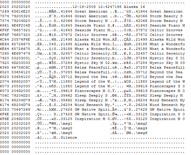 Signs of Life in the HEX