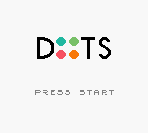 Dots GBC Title Screen